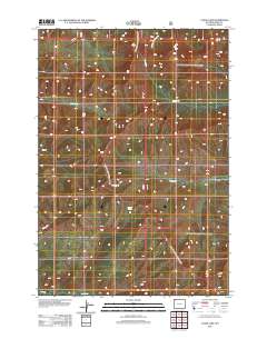Canoe Lake 2012 topographic map thumbnail