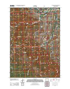 Dayton South 2012 topographic map thumbnail