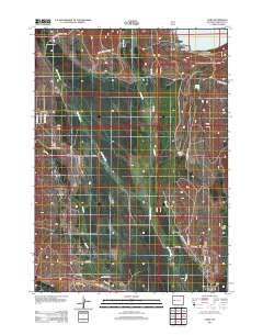 Cora 2012 topographic map thumbnail