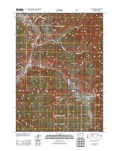 Camp Davis 2012 topographic map thumbnail