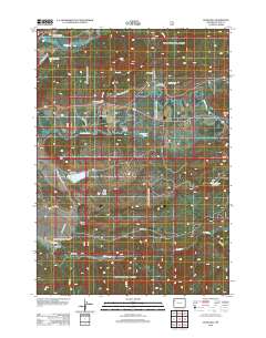 Davis Hill 2012 topographic map thumbnail