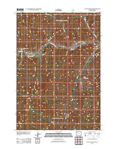 Clayton Mountain 2012 topographic map thumbnail