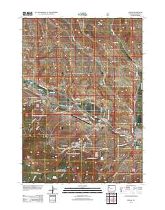 Dubois 2012 topographic map thumbnail