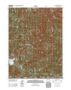 Dudley Creek 2012 topographic map thumbnail