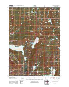Fayette Lake 2012 topographic map thumbnail