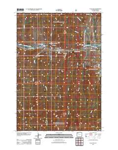 Flag Peak 2012 topographic map thumbnail