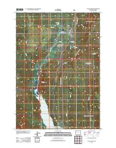 Flagg Ranch 2012 topographic map thumbnail