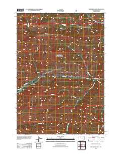 Dick Creek Lakes 2012 topographic map thumbnail