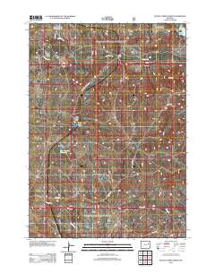 Dugout Creek North 2012 topographic map thumbnail