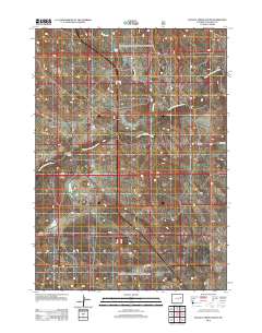 Dugout Creek South 2012 topographic map thumbnail