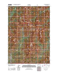 Eagle Peak 2012 topographic map thumbnail