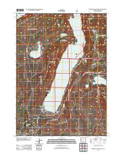 Fremont Lake South 2012 topographic map thumbnail