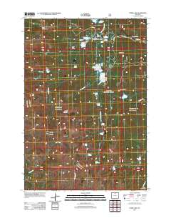 Dome Lake 2012 topographic map thumbnail