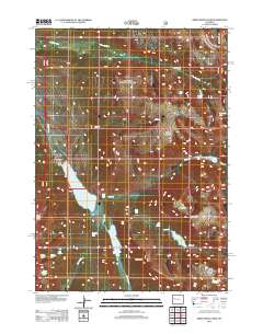 Green River Lakes 2012 topographic map thumbnail