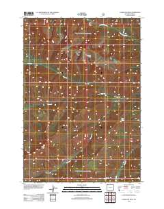 Hurricane Mesa 2012 topographic map thumbnail