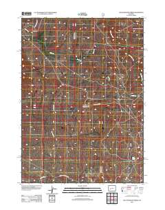 Halls Meadow Spring 2012 topographic map thumbnail
