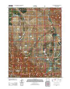 Gunst Reservoir 2012 topographic map thumbnail