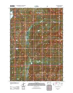 Joy Peak 2012 topographic map thumbnail