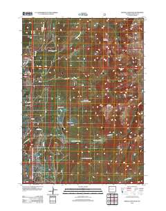 Kendall Mountain 2012 topographic map thumbnail