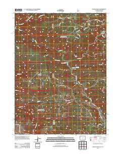 Horatio Rock 2012 topographic map thumbnail