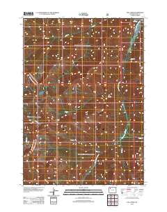 Fall Creek 2012 topographic map thumbnail
