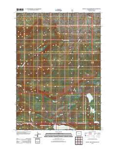 Grassy Lake Reservoir 2012 topographic map thumbnail