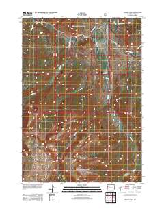 Grizzly Lake 2012 topographic map thumbnail