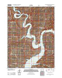 Halfway Hollow East 2012 topographic map thumbnail