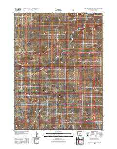 Halfway Hollow West 2012 topographic map thumbnail