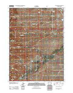 Hightower SW 2012 topographic map thumbnail