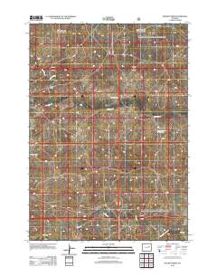 Macken Draw 2012 topographic map thumbnail