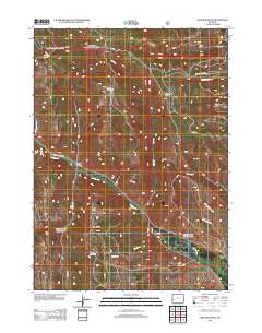 Lake Mountain 2012 topographic map thumbnail