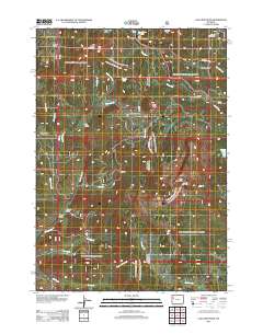Lava Mountain 2012 topographic map thumbnail