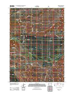 Merna 2012 topographic map thumbnail