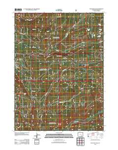 Phantom Lake 2012 topographic map thumbnail