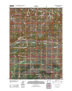 Kismet Peak 2012 topographic map thumbnail