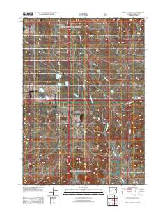 Piney Canyon SW 2012 topographic map thumbnail
