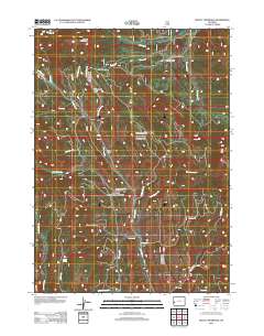 Mount Thompson 2012 topographic map thumbnail