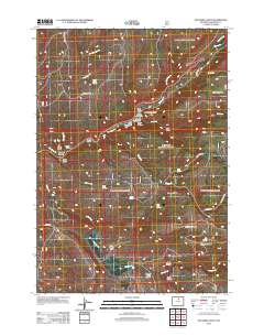Old Maid Gulch 2012 topographic map thumbnail