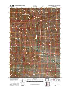 North Fork Pickett Creek 2012 topographic map thumbnail