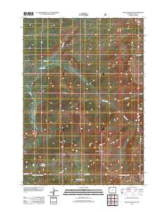 Mount Hancock 2012 topographic map thumbnail