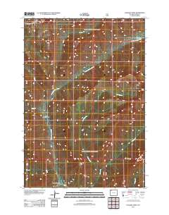 Pahaska Tepee 2012 topographic map thumbnail