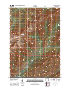 Open Creek 2012 topographic map thumbnail