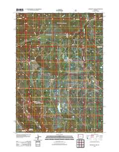 Mosquito Lake 2012 topographic map thumbnail
