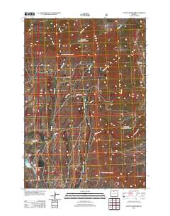 Leavitt Reservoir 2012 topographic map thumbnail