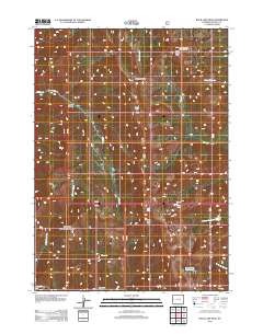 Rock Lake Peak 2012 topographic map thumbnail