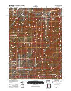 Reno Hill 2012 topographic map thumbnail