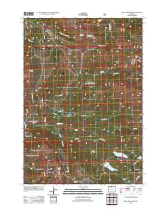 Shell Reservoir 2012 topographic map thumbnail