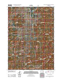 School Section Mountain 2012 topographic map thumbnail
