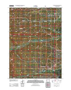 Prospect Peak 2012 topographic map thumbnail